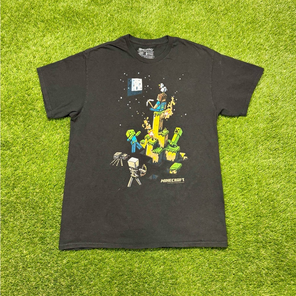 Minecraft Mojang Jinx Mob T-Shirt Men’s Size Large Steve Creeper